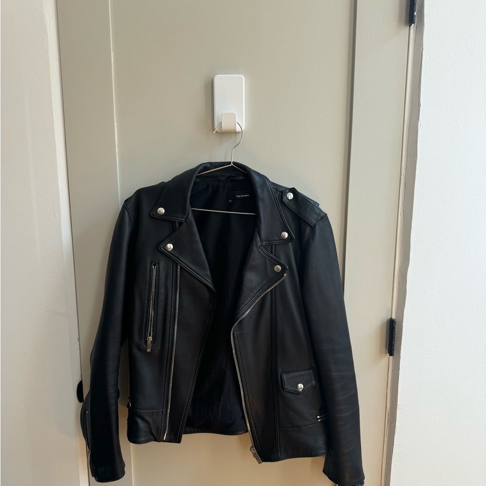 Men’s The Kooples Leather Biker Jacket